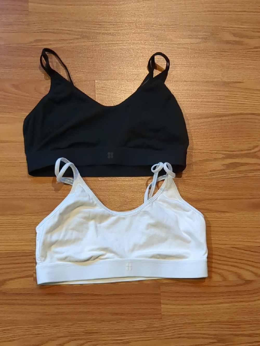 Sweaty Betty All Day Bralette Bundle - Black & White Size M
